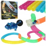 Costruzioni per bambini - Pista da corsa flessibile con macchinina veloce