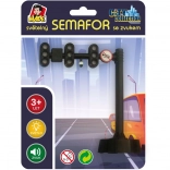 Semaforo con effetti luminosi e sonori