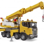 Bruder SCANIA con gru LIEBHERR – autogrù 1:16 con luci e suoni