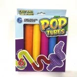 Tubi pop sensoriali, set da 6 pezzi