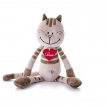 Gatto di peluche beige