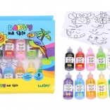 Vernici per vetro set 9+1 con inclusi modelli