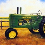 Norimpex pittura di diamante Trattore John Deere 30x40 cm