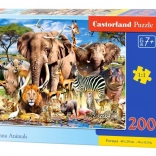 Puzzle 200 pezzi – Savanna Animals