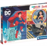 Puzzle 3×48 pezzi DC Comics