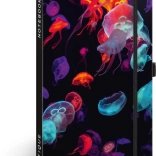 NOTIQUE taccuino a righe 13 × 21 cm con elastico e passante