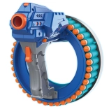 Pistola spara dardi in schiuma con caricatore rotante 21 cm