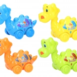 Dinosauri a retrocarica 14 cm – colorati giocattoli su ruote per bambini