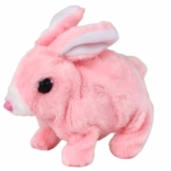 Coniglietto interattivo che cammina a pelo corto – rosa