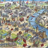 Puzzle GIBSONS Monumenti di Londra 500 pezzi
