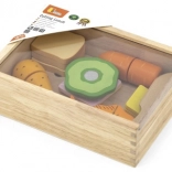Set di alimenti in legno per bambini