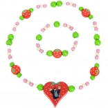 Detoa collana e bracciale Talpa e fragoline