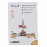 Set da tè pomeridiano in legno POLARB