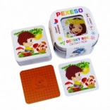 Memory L'anno dei bambini – impermeabile, 64 carte in scatola di metallo