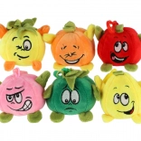 Portachiavi di peluche a forma di frutta 8 cm – set di 6 adorabili varianti