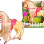 Cavallino con lunga criniera