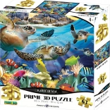 puzzle 3D tartaruga 63 pezzi