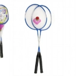 set badminton con racchette metalliche nella rete – 3 colori
