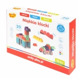 mattoncini da costruzione morbidi – set da 20 pezzi