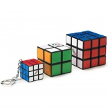 Set di Cubi di Rubik - 3x3, 2x2 e portachiavi