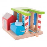 Bigjigs Rail lavaggio treni in legno