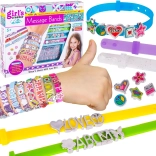 Set per creare braccialetti con scritte