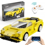 Set di costruzione CaDA EVO Race Car – auto da corsa RC gialla 289 pezzi, Dual Mode