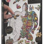 MOXY Puzzle a contorno Tartaruga 130 pezzi