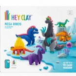 Hey Clay mega dinosauri – set di pasta leggera autoindurente