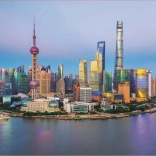 Educa Puzzle Panorama Shanghai al tramonto 1000 pezzi