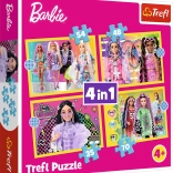 Puzzle Barbie Mondo Allegro 4v1