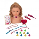 Testa per acconciature con accessori Princess Coralie