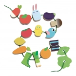 gioco da infilare giardino Vilac – giocattolo in legno da infilare per lo sviluppo della motricità fine