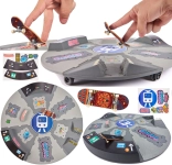 Tech Deck Shredline rampa rotante 360° con fingerboard Thank You, 51 cm