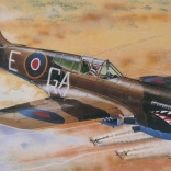 Modello di aereo Curtiss P-40K Kittyhawk Mk. III 1/72