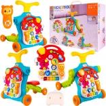 Girello, pannello di gioco e tavolino 5 in 1 con serbatoio d’acqua