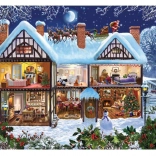 Puzzle ANATOLIAN Casa a Natale 1000 pezzi