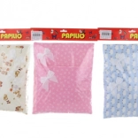 Set piumino, cuscinetto e materassino per bambole – orsetti, pecorella, fiocchi