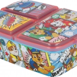 Scatola pranzo multi scomparto per bambini PAW PATROL con tre comparti