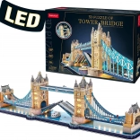 Puzzle 3D luminoso Tower Bridge - 222 pezzi