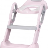 riduttore WC per bambini con scaletta Chipolino Flippy Pink