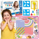 Woopie tappetino da disegno ad acqua XXL 100 × 80 cm – fate, rosa