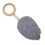 Massaggiagengive con foglie in mussola New Baby Leaf, grigio