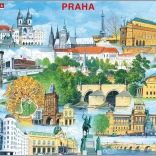 Puzzle Monumenti di Praga 66 pezzi