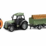 trattore RC con rimorchio a radiocomando 46 cm
