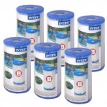 Set di filtri Intex Tipo B 6pezzi