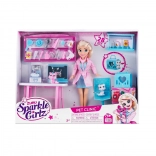 bambola SPARKLE GIRLZ clinica veterinaria – grande set di gioco