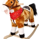 Cavalluccio a dondolo interattivo in peluche