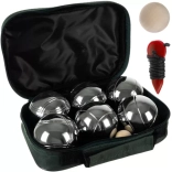 Set Pétanque – 6 bocce metalliche con custodia