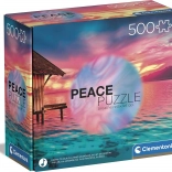 Puzzle 500 pezzi CLEMENTONI Peace – Living the Present